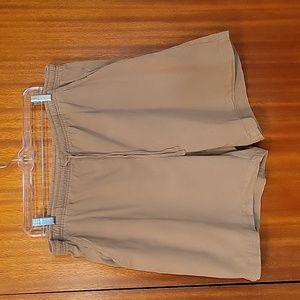 Erika Petite Cotton Shorts PXL Drawstring/Elastic Mushroom